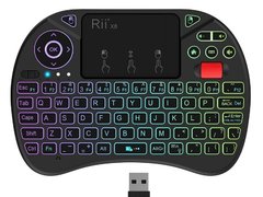 Mini tastatura wireless iluminata RGB